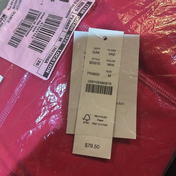 J. Crew Cloud Stretch High Rise Leggings in Wild Hibiscus NEW - Picture 5 of 5